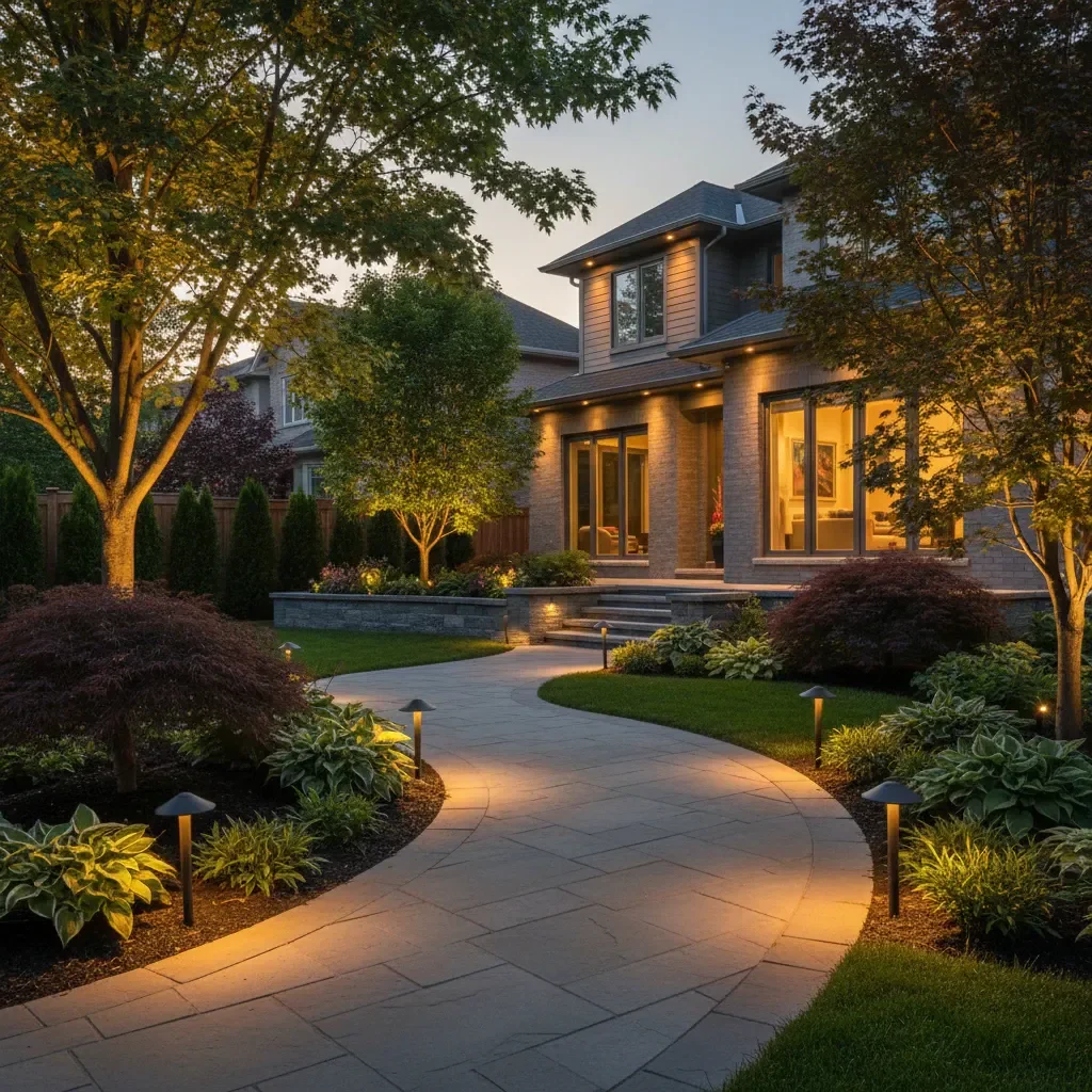 Professional Landscape lighting designer by Legacy Landscaping Etobicoke in Etobicoke